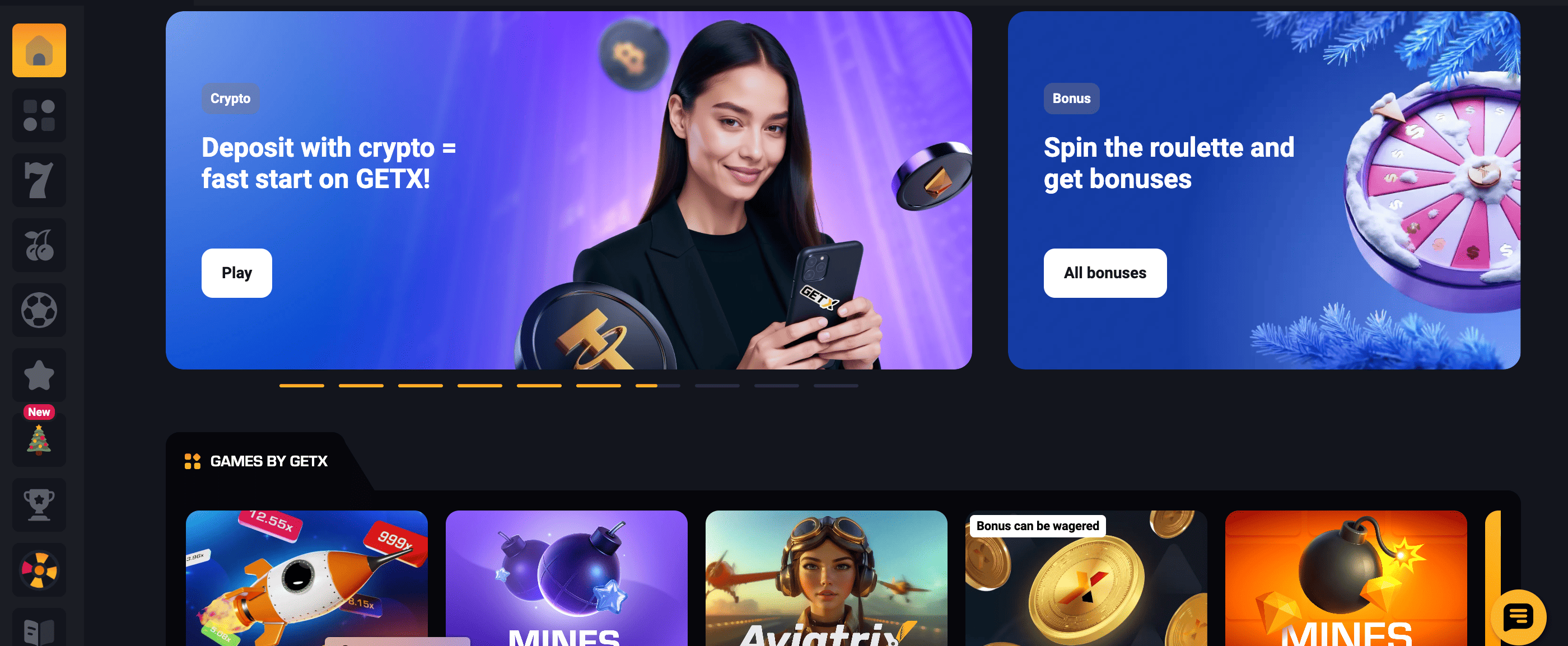 get x casino